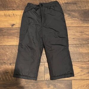 London Fog Kids 3T Black Snow Pants